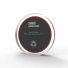 A render of Disc Shaped Financial Tombstones with card embedded