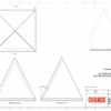 A technical design of pyramid Financial Tombstones with card embedded