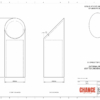 A technical design of cylinder Financial Tombstones with card embedded