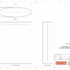 A technical design of oval Financial Tombstones with card embedded
