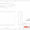 A technical design of oval Financial Tombstones with card embedded