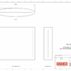 A technical design of oval Financial Tombstones with card embedded