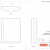 A technical design of oval Financial Tombstones with card embedded