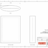A technical design of oval Financial Tombstones with card embedded
