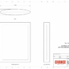 A technical design of oval Financial Tombstones with card embedded