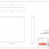 A technical design of a square Shaped deal Tombstones with card embedded