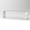 A render of a crystal landscape tower financial tombstone & award