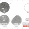 A technical design of a sphere Shaped Financial Tombstones with card embedded