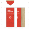A render of cylinder Shaped deal Tombstones with print embedded