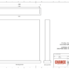A technical design of Classic deal Tombstones with print embedded with base attached