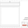 A technical design of square Financial Tombstones with card embedded attached to a base